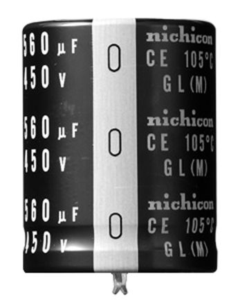 Nichicon - LGL2W471MELB45 - Nichicon GL ϵ 450 V 470F ͨ  LGL2W471MELB45, 20%ݲ, +105C		