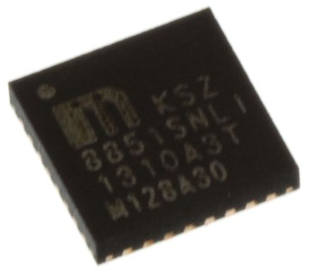 Micrel - KSZ8851SNLI TR - Micrel KSZ8851SNLI TR 10 Mbps, 100 Mbps ̫, SPI,  - SPI, 1.8 V2.5 V3.3 V, 32 MLFװ		