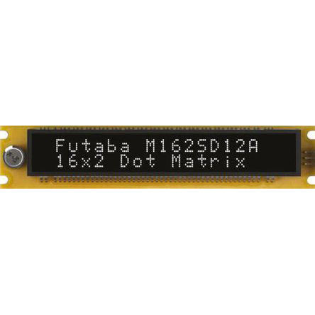 Futaba - M162SD12AA - Futaba M162SD12AA 5.5mmַ 216ַ/7 x 5 ASCII/Ƭַ VFDӫʾ, нӿ		