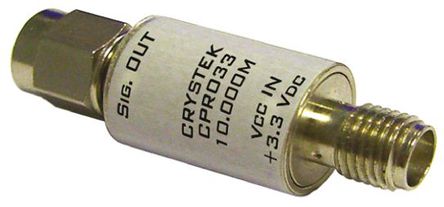Crystek - CPRO33-45.000 - CPRO33-45.000 Ϊ 45 MHz Ҳ, 3 SMA Ƿװ, 11.05 (Dia.) x 33.34mm		