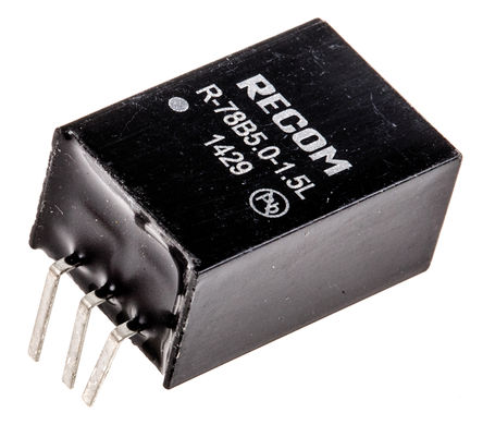 Recom - R-78B5.0-1.5L - Recom 7.5W ѹ R-78B5.0-1.5L, 6.5  18V, 5V, 1.5A SIP װ		