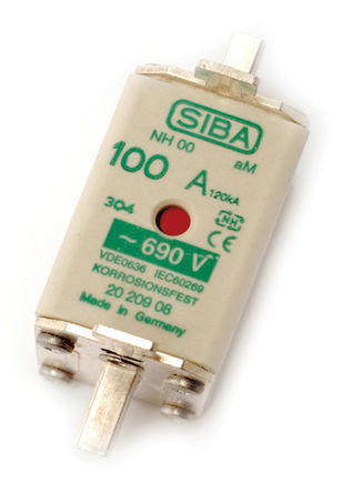 SIBA - 20-209-08/100A - SIBA 100A 00 NH aM ĺʽ۶ 20-209-08/100A, IEC 60269-2׼		