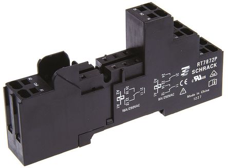TE Connectivity - RT7872P 1860200-1 - TE Connectivity 继电器插座 RT7872P 1860200-1, 适用于RT 系列		