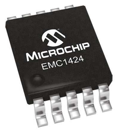 Microchip - EMC1424-1-AIZL-TR - Microchip EMC1424-1-AIZL-TR ¶ȴ, 2Cȷ, SMBusӿ, 3  3.6 VԴ, -40  +125 C¶, 10 TSSOPװ		