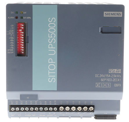 Siemens - 6EP1933-2EC41 - Siemens SITOP DC DIN 찲װ UPS ϵԴ 6ep1933-2ec41, 24V dc, 24V dc, 360W, 17.5A		