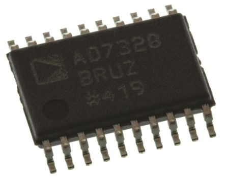 Analog Devices - AD7328BRUZ - Analog Devices AD7328BRUZ 12 λ ADC, , Serial (SPI/QSPI/Microwire)ӿ, 20 TSSOPװ		