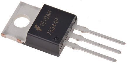 Fairchild Semiconductor - HUF75344P3 - Fairchild Semiconductor UltraFET ϵ Si N MOSFET HUF75344P3, 75 A, Vds=55 V, 3 TO-220ABװ		