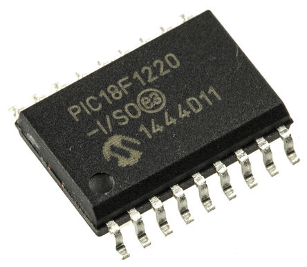 Microchip - PIC18F1220-I/SO - Microchip PIC18F ϵ 8 bit PIC MCU PIC18F1220-I/SO, 40MHz, 4 kB256 B ROM , 256 B RAM, SOIC-18		