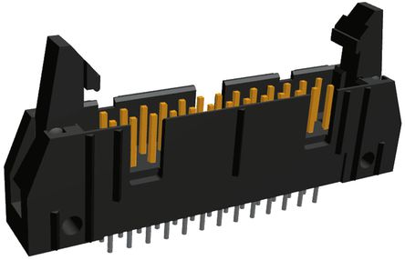 TE Connectivity - 5499374-6 - TE Connectivity AMP-LATCH ϵ�� 26· 2.54mm�ھ� (2��) ��ֱ PCB ���� 5499374-6, ���Ӷ˽�, 1A, ͨ��		