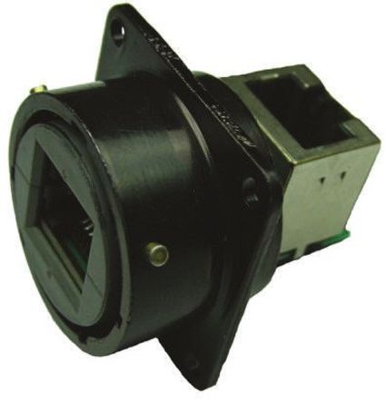 Amphenol - RJF71RAG - Amphenol 母 RJ45 连接器 RJF71RAG, 面板安装型		