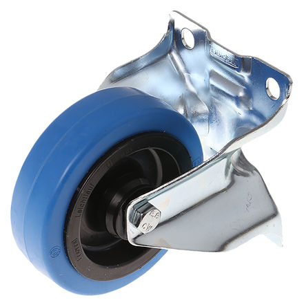 Tente - 902473 - HD blue tyre FX castor w/TP,100mm 150kg		