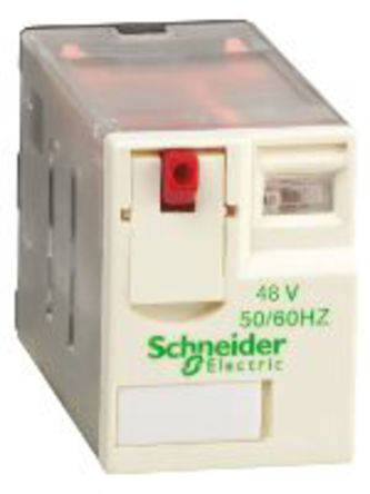 Schneider Electric - RXM3AB1E7 - Schneider Electric RXM3AB1E7 3 ˫ ʽ Ǳ̵, 10 A, 48V ac		