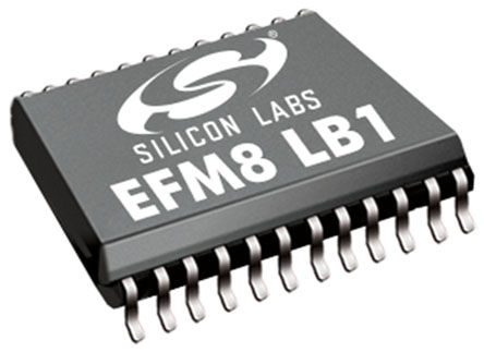 Silicon Labs - EFM8LB10F16E-A-QSOP24 - Silicon Labs EFM8LB1 ϵ 8 bit CIP-51 MCU EFM8LB10F16E-A-QSOP24, 72MHz, 16 kB ROM , 1280 B RAM, QSOP-24		