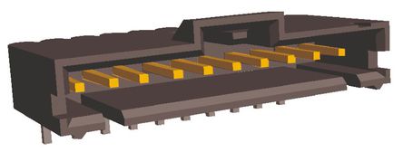 TE Connectivity - 5-103635-9 - TE Connectivity AMPMODU MTE ϵ 10· 2.54mmھ (1) ֱ PCB  5-103635-9, Ӷ˽, 3A, ͨ		