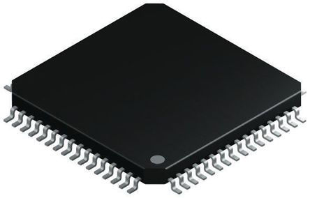 Microchip - PIC32MX564F064H-I/PT - Microchip PIC32MX ϵ 32 bit PIC MCU PIC32MX564F064H-I/PT, 80MHz, 64 kB ROM , 12 kB32 kB RAM, 1xUSB, TQFP-64		