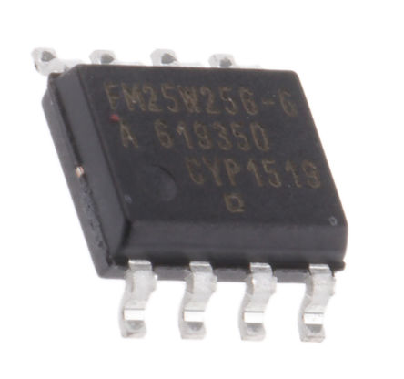 Cypress Semiconductor - FM25W256-G - Cypress Semiconductor FM25W256-G 256kbit SPI FRAM 洢, 32K x 8 λ, 2.7 to 5.5 V, -40  +85C, 8 SOICװ		