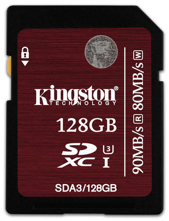 Kingston - SDA3/128GB - Kingston 128 GB SDXC		