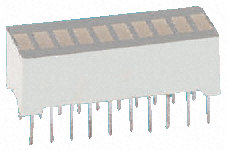 Broadcom - HDSP-4840 - Broadcom  ɫ LED ʾ HDSP-4840, 1.9 mcd, ͨװװ		