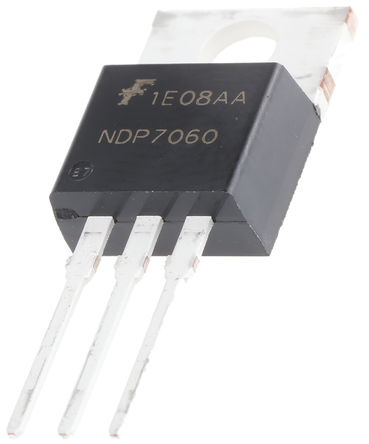 Fairchild Semiconductor - NDP7060 - Fairchild Semiconductor Si N MOSFET NDP7060, 75 A, Vds=60 V, 3 TO-220װ		