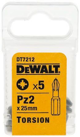 DeWALT - DT7212R-QZ - Dewalt 5װ PZ2 Ťתͷ DT7212R-QZ, Pozidriv ͷͷ		
