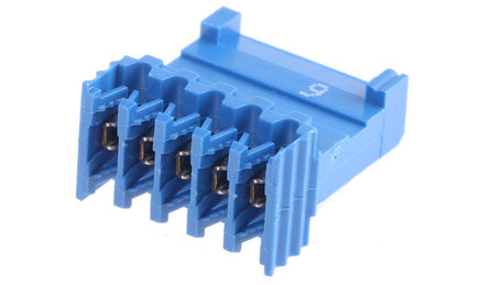 TE Connectivity - 281711-5 - TE Connectivity AMPMODU HE14 ϵ 5· 2.54mmھ ֱ ĸ IDC  281711-5, °װ		