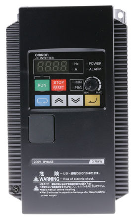 Omron - 3G3JX-AB007-EF - Omron JX ϵ IP20 0.75 kW Ƶ 3G3JX-AB007-EF, 0.5  400Hz, 4 A, 200  240 V		