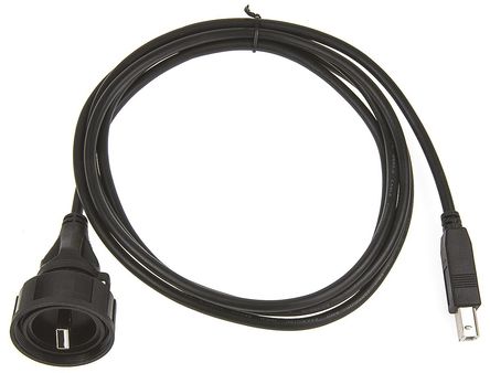 Bulgin - PX0840/A/2M00 - Bulgin 2m ɫ USB  PX0840/A/2M00, USB 2.0		