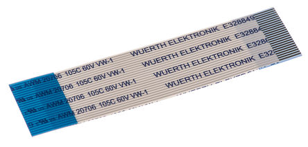 Wurth Elektronik - 687724050002 - Wurth Elektronik 6877 ϵ 50mm FFC ߵ 687724050002, 0.5mmھ, 500 mA, 60 V ac		