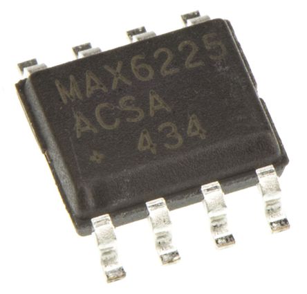 Maxim - MAX6225ACSA+ - Maxim MAX6225ACSA+ Fixed 2.5V ѹο, 2.499  2.501 V, 0.02 %ȷ, 15mA, 8 SOICװ		
