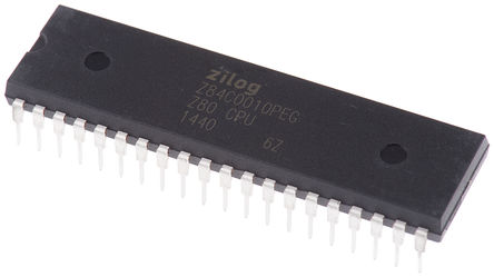 Zilog - Z84C0010PEG - Z80 ϵ Zilog 8 bit Z80 MCU Z84C0010PEG, 10MHz ROMLess, PDIP-40		