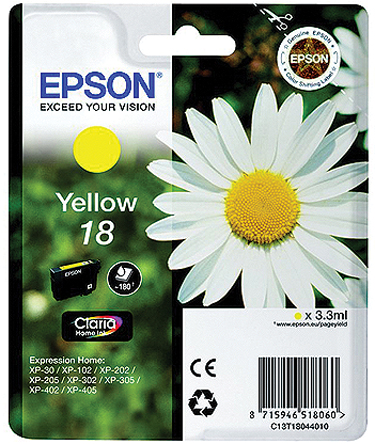 Epson - C13T18044010 - Epson ɫ ī, 18ͺī, ڶͺŴӡ		