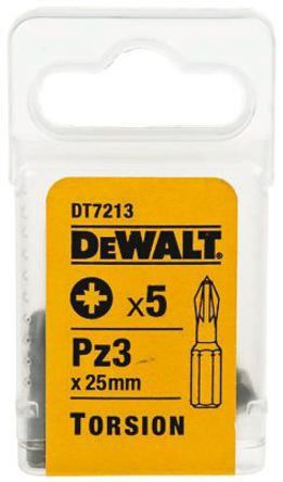 DeWALT - DT7213R-QZ - Dewalt 5װ PZ3 Ťתͷ DT7213R-QZ, Pozidriv ͷͷ		