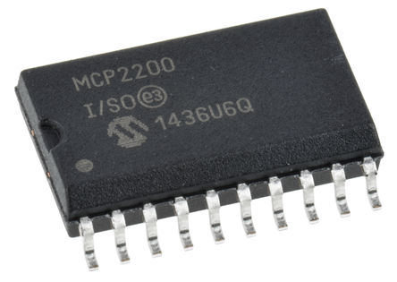 Microchip - MCP2200-I/SO - Microchip MCP2200-I/SO 12MBps USB , ֧USB 2.0, 5.5 V, 20 SOIC Wװ		