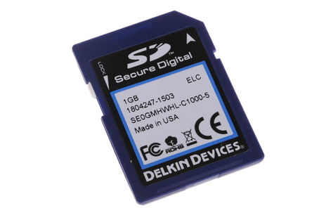 Delkin Devices - SE0GMHWHL-C1000-D - Delkin Devices 1 GB SD SE0GMHWHL-C1000-D		