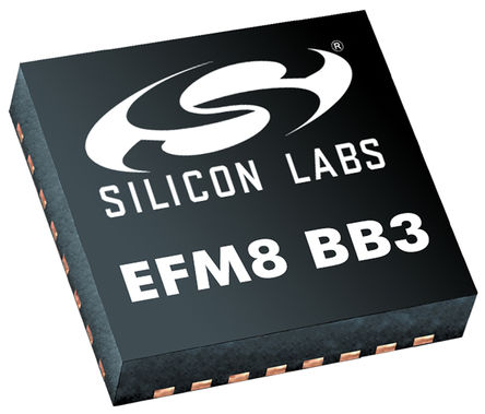 Silicon Labs - EFM8BB31F64G-B-QFN32 - EFM8 ϵ Silicon Labs 8 bit MCU EFM8BB31F64G-B-QFN32, 50MHz, 64 kB ROM , 4352 B RAM, QFN-64		