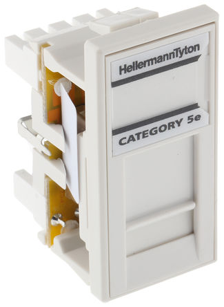 HellermannTyton - 852-05012 - HellermannTyton Alpha Snap ϵ Cat5e RJ45 STP RJ AS08KBSLD C5E		