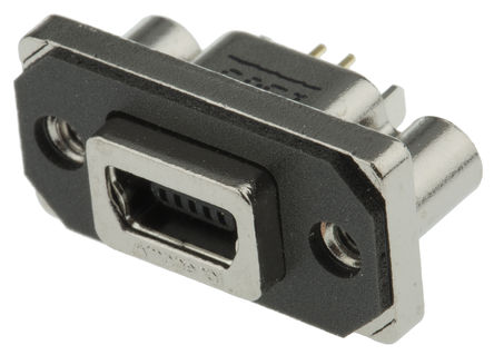 Amphenol - MUSBB55104 - Amphenol MUSB ϵ USB2 B  ֱ Mini USB   MUSBB55104, ͨװװ		