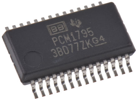 Texas Instruments - PCM1795DB - PCM1795DB ˫  (I2C/SPI) 200ksps 32 λ Ƶת DAC, 28 SSOPװ		