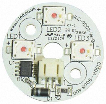 Intelligent LED Solutions - ILC-GD03-RED1-SD101 - ILS Dragon3 Coin ϵ 3 ɫ Բ LED  ILC-GD03-RED1-SD101, 213 lm, , JST		
