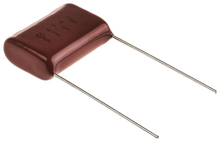 Panasonic - ECQE6474JF - Panasonic ECQE(F) 系列 470nF 通孔 PET 聚酯电容器 (PET) ECQE6474JF, ±5%容差, 630 V 直流, -40 → +105 °C		