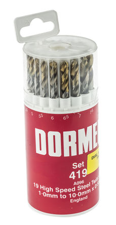 Dormer - A096419 - Dormer A096419 19 HSS-TiN 1  10 mm ͷ׼		