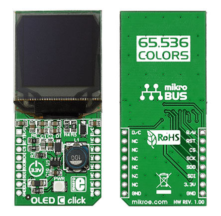 MikroElektronika - MIKROE-1585 - MikroElektronika OLED C click OLED ԰ MIKROE-1585;  SEPS114A		