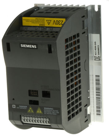 Siemens - 6SL3211-0AB12-5BA1 - Siemens SINAMICS G110 ϵ IP20 0.25 kW Ƶ 6SL3211-0AB12-5BA1, 0  550 Hz, 4.5 A, 200  240 V 		