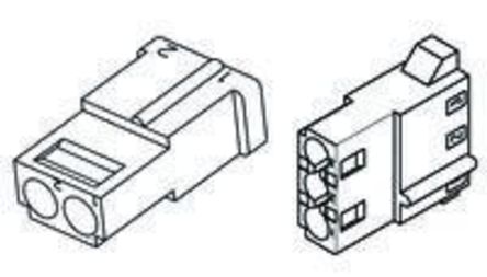 TE Connectivity - 1-480351-0 - TE Connectivity Commercial MATE-N-LOK ϵ 1  1 · ĸ PCB  1-480351-0		
