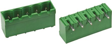 TE Connectivity - 796638-5 - TE Connectivity Buchanan ϵ 5· 5.08mmھ (1) ֱ PCB ߶ӿ 796638-5, Ӷ˽, 15A, ͨ		