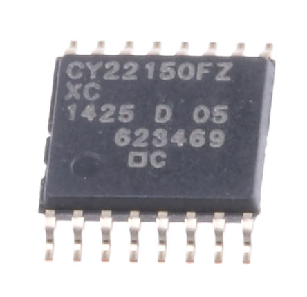 Cypress Semiconductor - CY22150FZXC - Cypress Semiconductor 0.08  200 MHz Ƶʺϳ CY22150FZXC, 16 TSSOPװ		