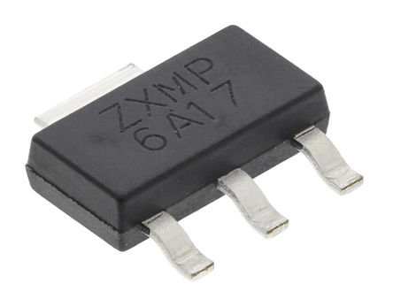 DiodesZetex - ZXMP6A17GTA - DiodesZetex Si P MOSFET ZXMP6A17GTA, 4.3 A, Vds=60 V, 3+Ƭ SOT-223װ		