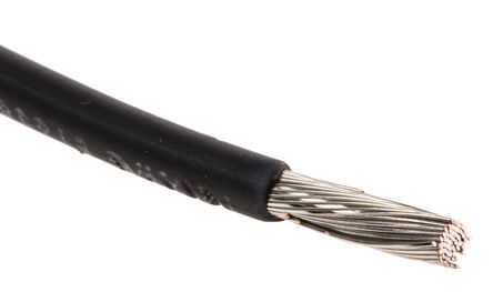 Alpha Wire - 6718 BK005 - Alpha Wire EcoWire ϵ 30m ɫ 12 AWG о ڲߵ 6718 BK005, 3.31 mm2 , 65/0.25 mm оʾ, 600 V		