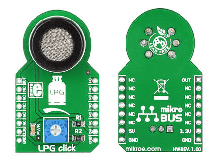 MikroElektronika - MIKROE-1587 - MikroElektronika LPG click  ԰ MIKROE-1587;  MQ-5		
