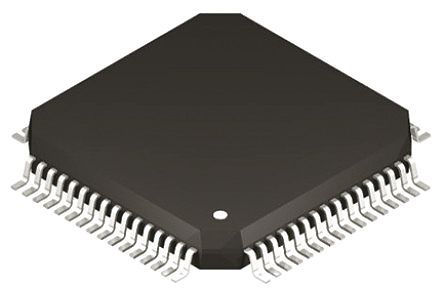 Microchip - PIC24FJ64GC006-I/PT - Microchip PIC24FJ ϵ 16 bit PIC MCU PIC24FJ64GC006-I/PT, 32MHz, 64 kB ROM , 8 kB RAM, 1xUSB, TQFP-64		
